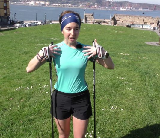 Correr con bastones